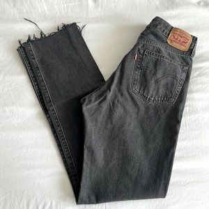 LEVI’S 501 ORIGINAL FIT WOMEN'S JEANS, size 28 x 32, color black